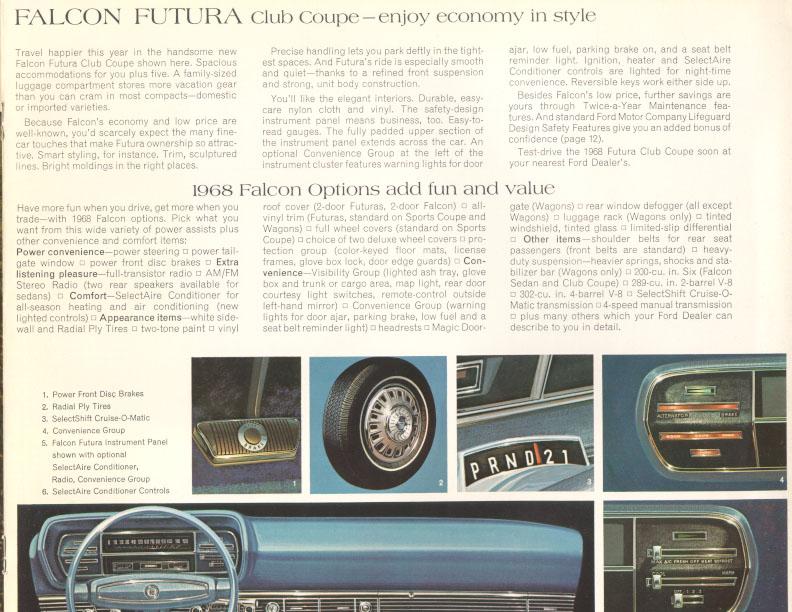 1968 Ford Falcon Brochure Page 3